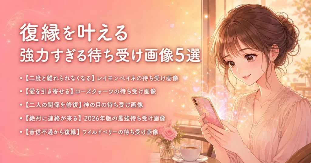 復縁を叶える強力すぎる待ち受け画像5選