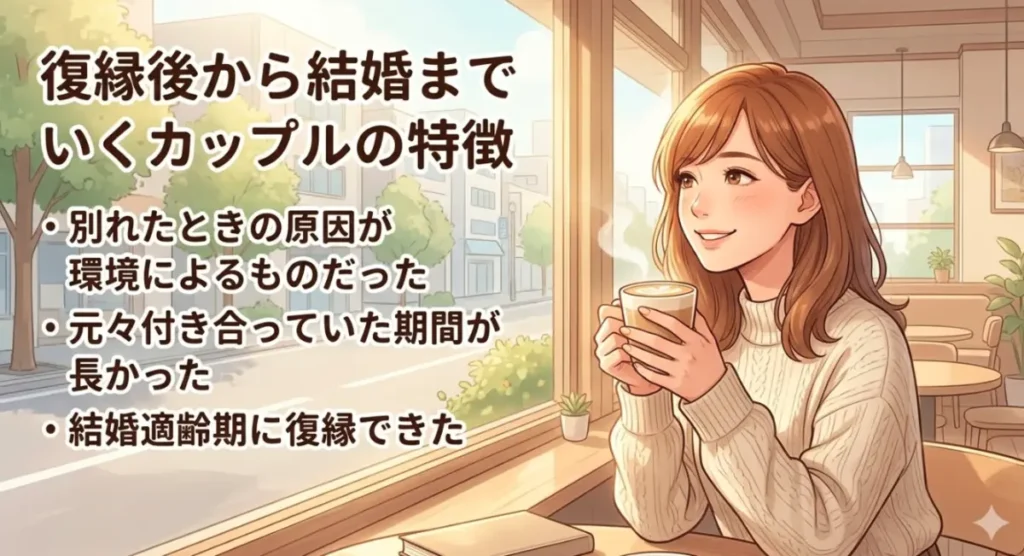 復縁後から結婚までいくカップルの特徴