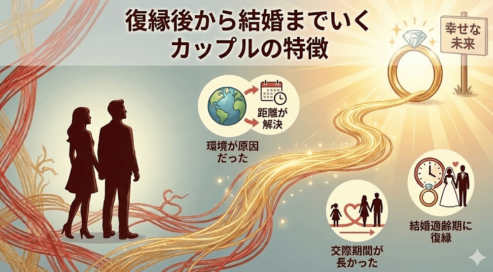 復縁後から結婚までいくカップルの特徴
