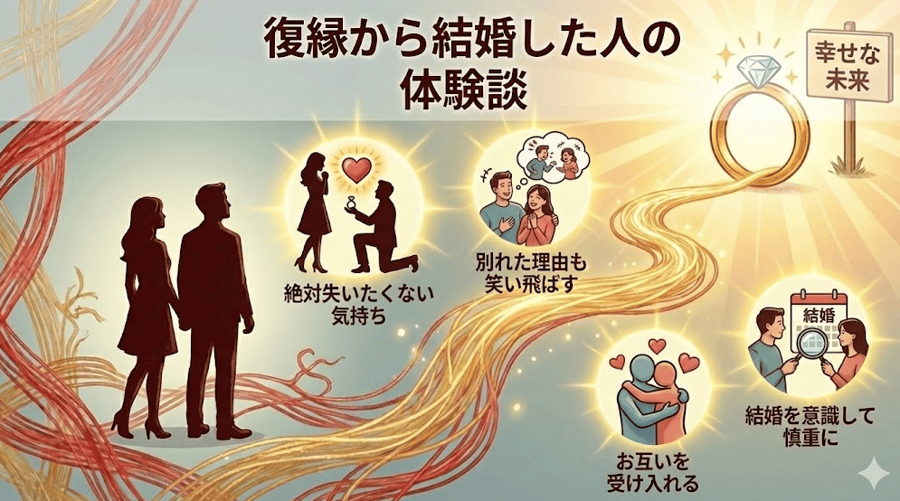 復縁から結婚した人の体験談