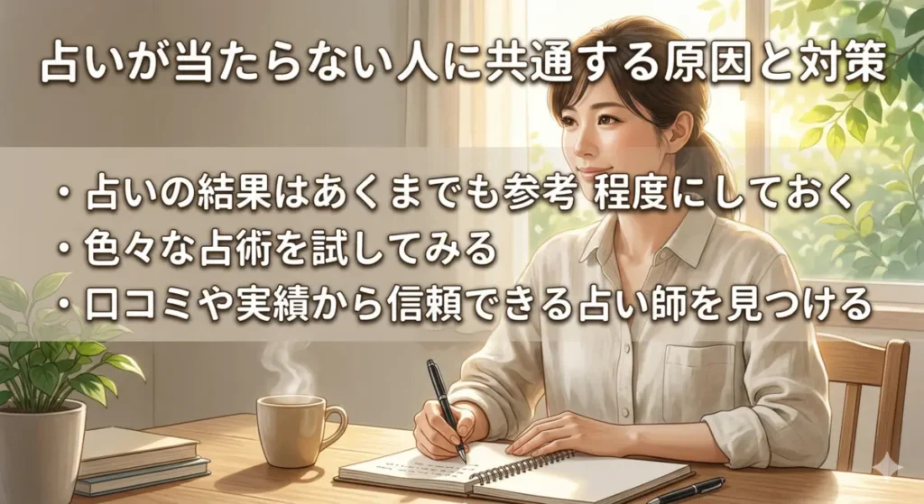 占いが当たらない人に共通する原因と対策