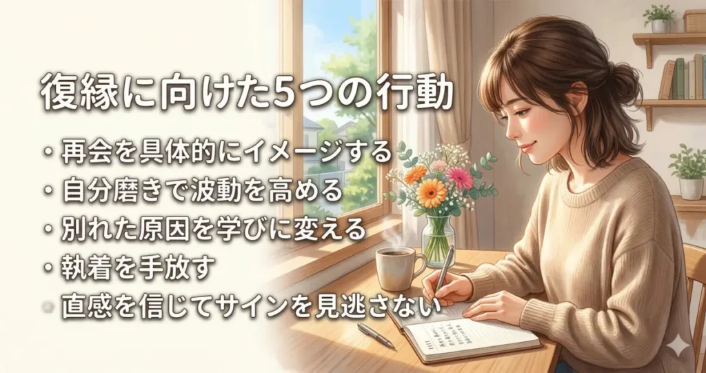 エンジェルナンバー1111を見たら実践したい復縁に向けた5つの行動