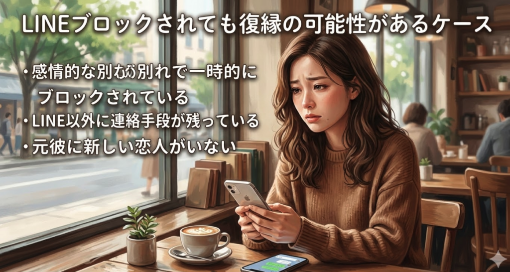 元彼にLINEをブロックされても復縁の可能性があるケースは?
