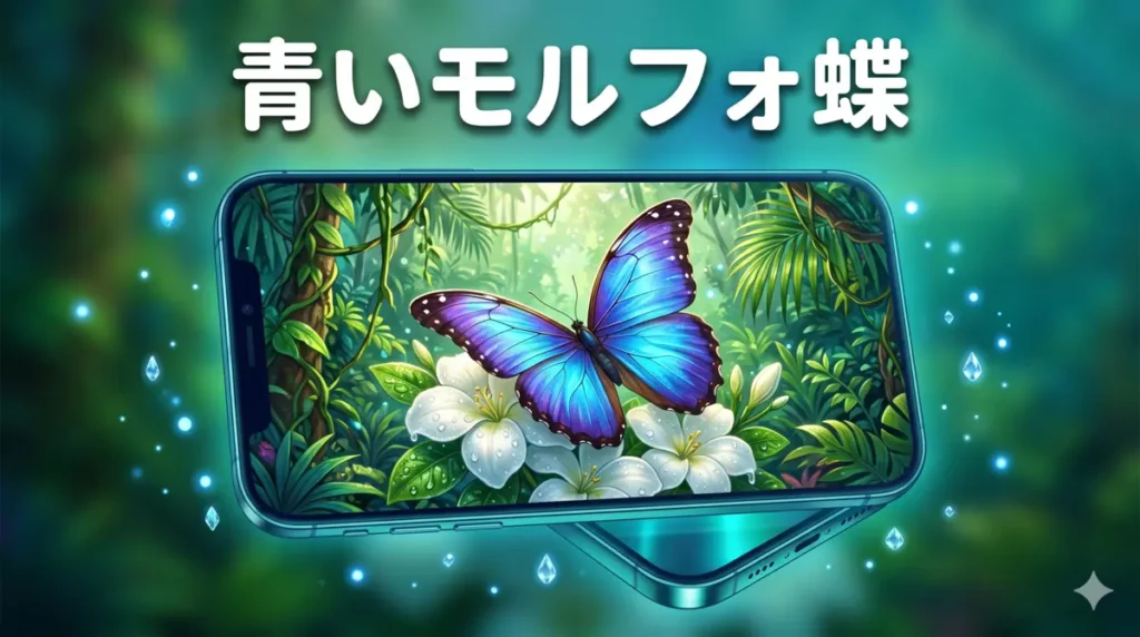 青いモルフォ蝶｜音信不通からの復活に効果的