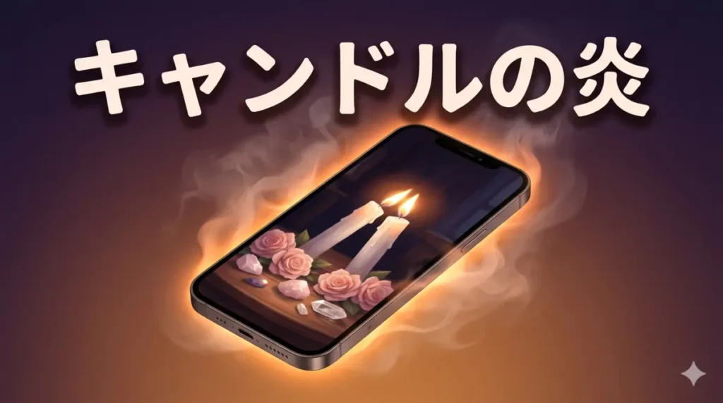 キャンドルの炎｜冷めた関係を再燃させる