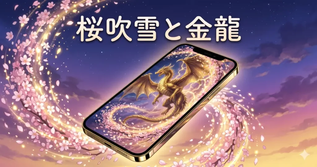 桜吹雪と金龍｜最強クラスの復縁エネルギー