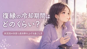 復縁の冷却期間はどのくらい？状況別の目安と成功率を上げる過ごし方