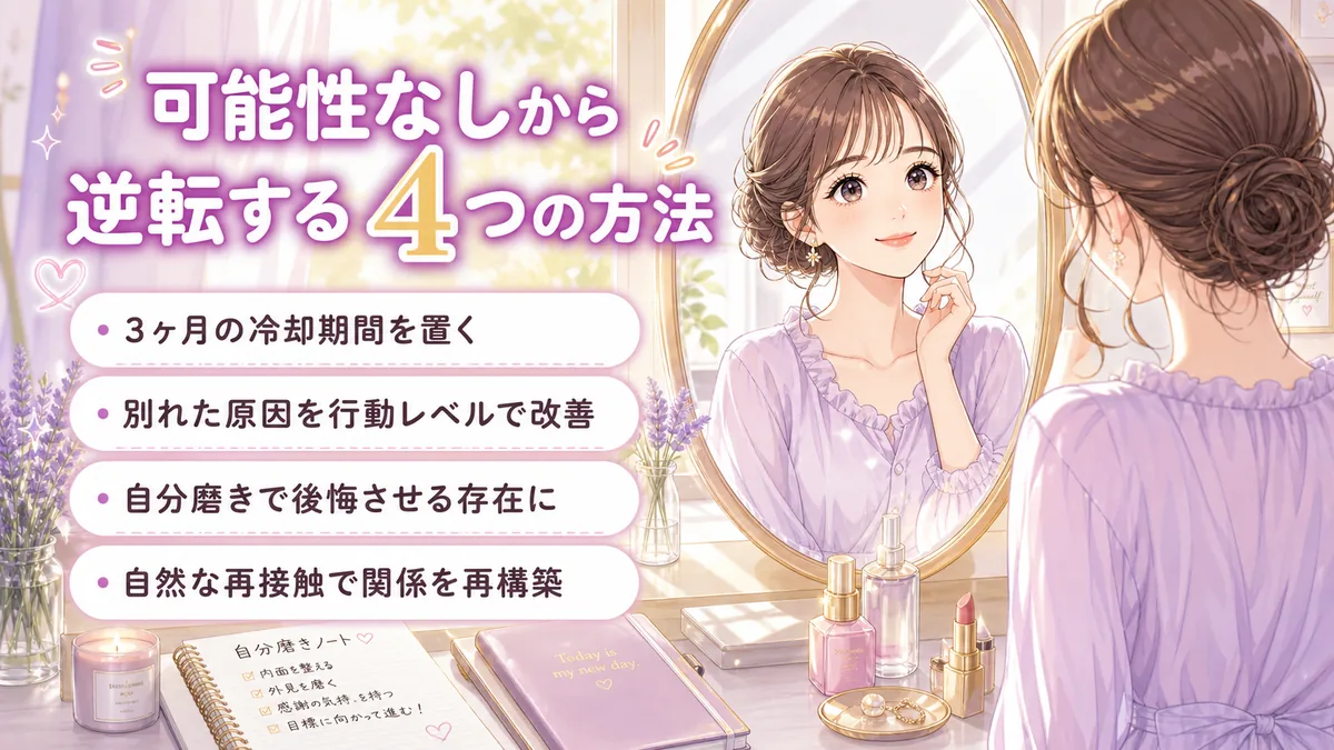 復縁の可能性がないパターンから逆転する方法