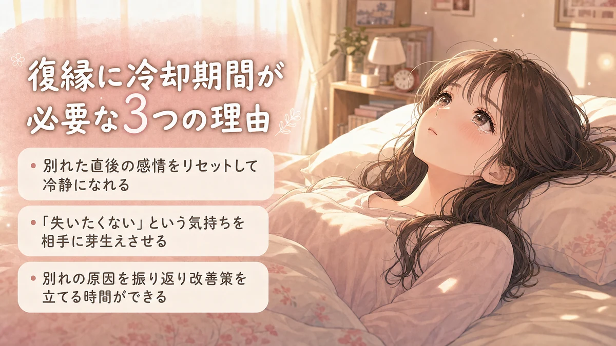 復縁に冷却期間が必要な3つの理由