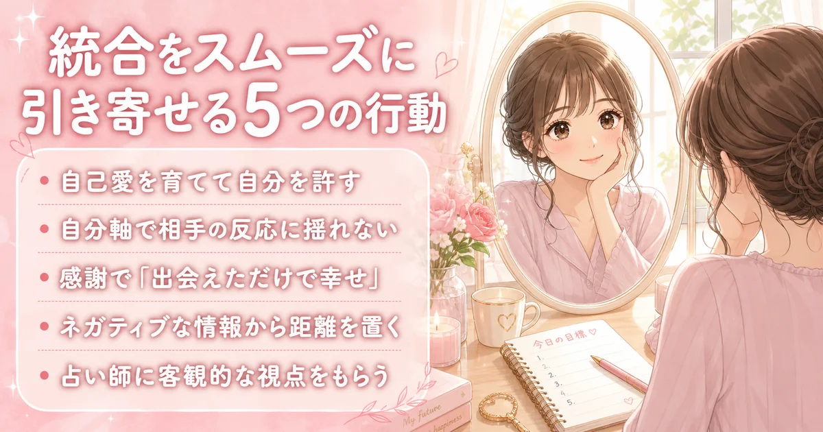 統合を引き寄せる5つの行動