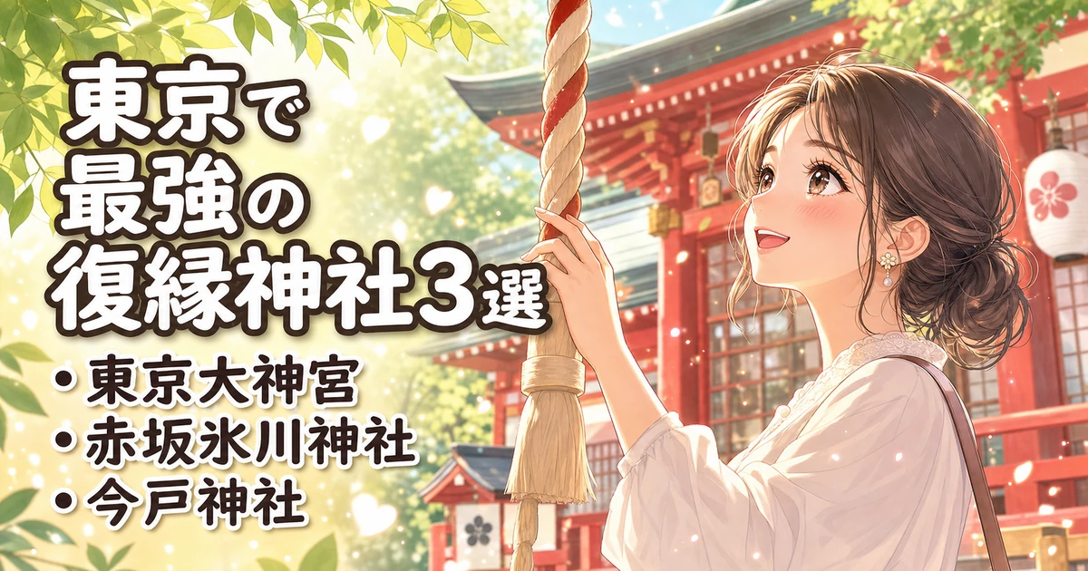 東京で最強の復縁神社3選｜叶った口コミも紹介
