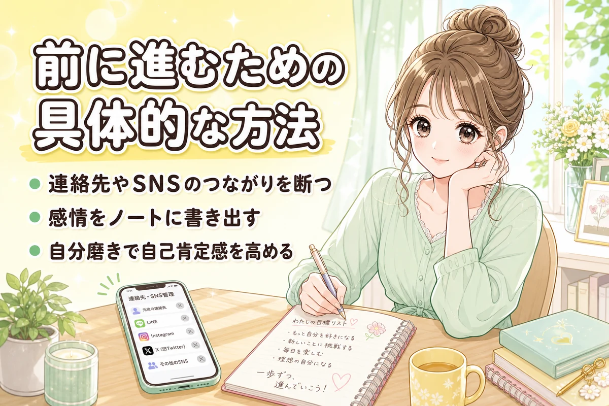 前に進むための具体的な方法