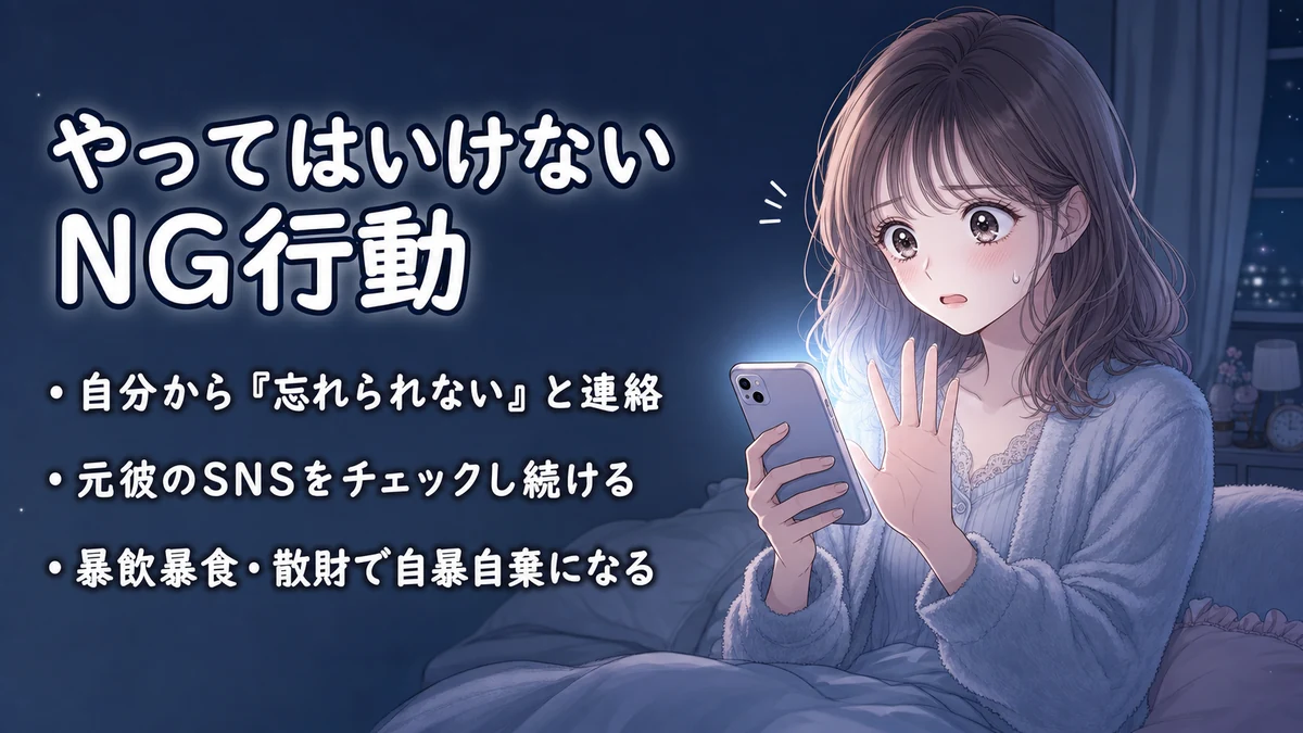 やってはいけないNG行動