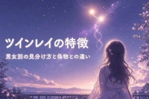 ツインレイの特徴|男女別の見分け方と偽ツインレイとの違い